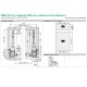 DWD XP 450 комплект с 1 рейлинг за чекмедже с метални страници H95, кутия-сиво