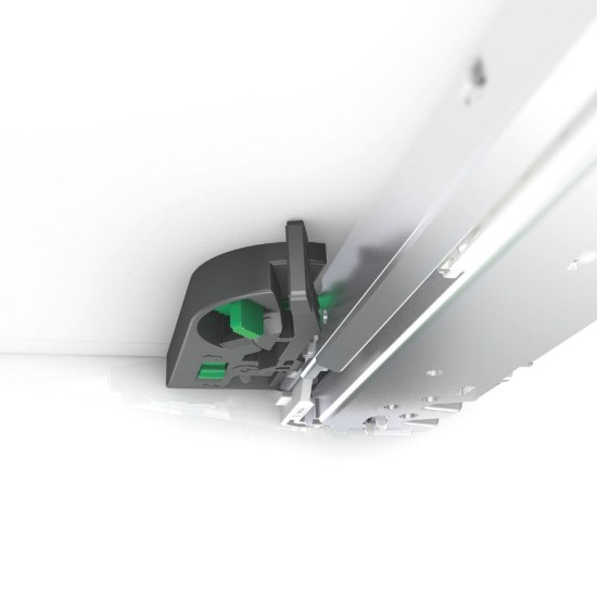 Dynapro Soft-Close 3D – скрит плъзгач с пълно изтегляне, 40 кг, 550 мм