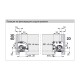 Dynapro Soft-Close 3D – скрит плъзгач с пълно изтегляне, 40 кг, 550 мм