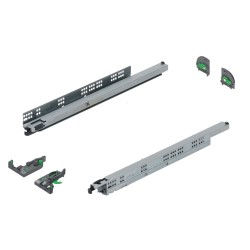 Dynapro Tipmatic – скрит плъзгач с Push to Open, без плавно затваряне, 40 кг, 270 мм