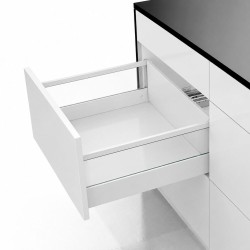 Vionaro V8 Crystal H200, 500 мм, 3D реглаж, плавно прибиране, 40 кг, бяло (без стъкло)
