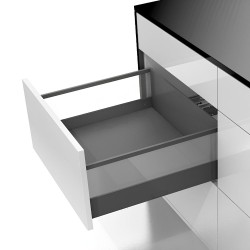 Vionaro V8 Crystal H200, 500 мм, 3D реглаж, плавно прибиране, 40 кг, циркон (без стъкло)