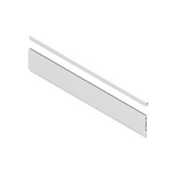Vionaro V8 Crystal Чело за вътрешно чекмедже H200, 1200 mm, бяло (без стъкло)