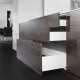 Vionaro V13 H89, 400 мм, 3D реглаж, плавно прибиране, 40 кг, бяло 