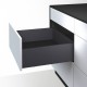 Vionaro V13 H185, 450 мм, 3D реглаж, плавно прибиране, 40 кг, антрацит