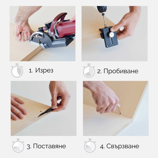Clamex P-10 разглобяема сглобка (посочената цена е за един комплект мъжко-женско)