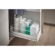 Изтегляща кошница с държач за кърпи Pinello Inside 300 Towel, за долен ред шкафове, модул 300 Десен, дизайн LIRO, комплект плъзгачи Grass Nova Pro 500, цвят бял