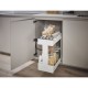 Изтегляща кошница Pinello Inside 300 Cargo, за долен ред шкафове, модул 300, дизайн LIRO, комплект плъзгачи Grass Nova Pro 500, цвят бял