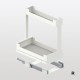 Изтегляща кошница Pinello Inside 300 Sink, за долен ред шкафове, модул 300 Десен, дизайн LIRO, комплект плъзгачи Grass Nova Pro 500, цвят бял