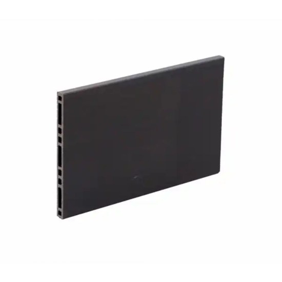 Разделител за чекмедже – PVC, 2000 × 60 mm, тъмносив
