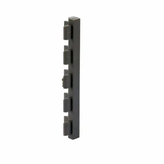 Двупътен съединител за разделител – 90 mm, тъмносив