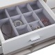 Двупътен съединител за разделител с велур – 90 mm, сив велур